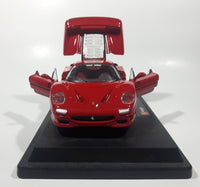 Burago Ferrari F50 Red 1/24 Scale Die Cast Toy Car Vehicle with Opening Doors and Engine Cover