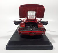Burago Ferrari F50 Red 1/24 Scale Die Cast Toy Car Vehicle with Opening Doors and Engine Cover