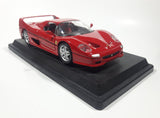Burago Ferrari F50 Red 1/24 Scale Die Cast Toy Car Vehicle with Opening Doors and Engine Cover