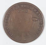 Vintage Masonic They Received Every Man A Penny One Penny Token Metal Coin