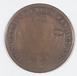 Vintage Masonic They Received Every Man A Penny One Penny Token Metal Coin