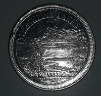 Vintage 1983 Vermilion Lakes Banff Lake Louise Dollar Canada Metal Coin