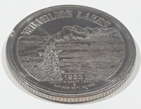 Vintage 1983 Vermilion Lakes Banff Lake Louise Dollar Canada Metal Coin