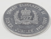 Vintage 1952 - 1977 Queen Elizabeth II Silver Jubilee Province of Ontario Metal Coin