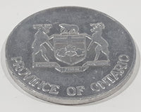 Vintage 1952 - 1977 Queen Elizabeth II Silver Jubilee Province of Ontario Metal Coin