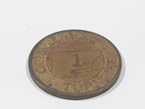 Vintage Connecticut Turnpike Good For 1 Fare Metal Coin Token