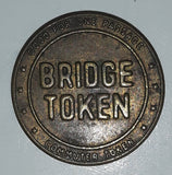 Vintage 1934 Delaware River Joint Toll Bridge Commission Pennsylvania New Jersey Good For One Passage Metal Coin Commuter Token