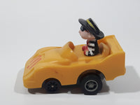 1988 McDonald's Turbo Macs The Hamburglar Yellow Toy Pull Back Friction Motorized Plastic Toy Car Vehicle - Happy Meals