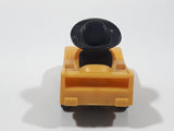 1988 McDonald's Turbo Macs The Hamburglar Yellow Toy Pull Back Friction Motorized Plastic Toy Car Vehicle - Happy Meals