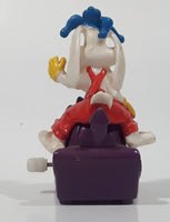 1991 Burger King Kid's Meal Disney Walt Disney World Parade Roger Rabbit 2 3/4" Tall Wind Up Toy Figure Car Parade Float