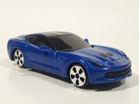 Maisto 2014 Corvette Stingray Blue Die Cast Toy Car Vehicle