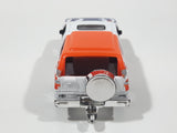 Unknown Brand Safari Truck White and Orange Die Cast Toy Car Vehicle