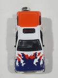 Unknown Brand Safari Truck White and Orange Die Cast Toy Car Vehicle