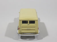 2021 Matchbox Moving Parts '62 Jeep Willys Station Wagon Light Pale Yellow Die Cast Toy Car Vehicle with Opening Doors