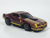 1990 Hot Wheels Color Changers Camaro Brown and Yellow Die Cast Toy Car Vehicle