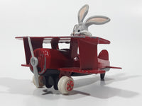 Vintage 1988 ERTL Warner Bros Looney Tunes Bugs Bunny What's Up Doc? Red Die Cast Toy Airplane