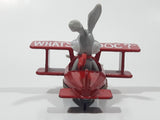 Vintage 1988 ERTL Warner Bros Looney Tunes Bugs Bunny What's Up Doc? Red Die Cast Toy Airplane