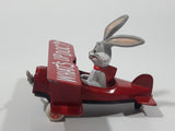 Vintage 1988 ERTL Warner Bros Looney Tunes Bugs Bunny What's Up Doc? Red Die Cast Toy Airplane