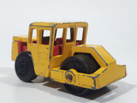 Vintage 1979 Lesney Matchbox No. 72 Bomag Road Roller Yellow Die Cast Toy Car Construction Vehicle