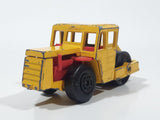 Vintage 1979 Lesney Matchbox No. 72 Bomag Road Roller Yellow Die Cast Toy Car Construction Vehicle