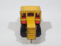 Vintage 1979 Lesney Matchbox No. 72 Bomag Road Roller Yellow Die Cast Toy Car Construction Vehicle