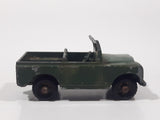 Vintage 1959 to 1965 Lesney No. 12 Land Rover Series II Dark Army Green Die Cast Toy Car Construction Vehicle