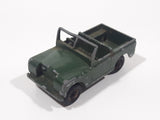 Vintage 1959 to 1965 Lesney No. 12 Land Rover Series II Dark Army Green Die Cast Toy Car Construction Vehicle