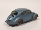 Vintage Lesney No. 25 Volkswagen Beetle Bug Light Metallic Blue Die Cast Toy Car Vehicle