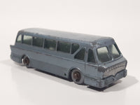 Vintage Lesney No. 40 Leyland Royal Tiger Coach Bus Metallic Light Blue Die Cast Toy Car Vehicle