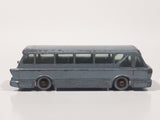 Vintage Lesney No. 40 Leyland Royal Tiger Coach Bus Metallic Light Blue Die Cast Toy Car Vehicle