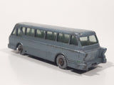 Vintage Lesney No. 40 Leyland Royal Tiger Coach Bus Metallic Light Blue Die Cast Toy Car Vehicle