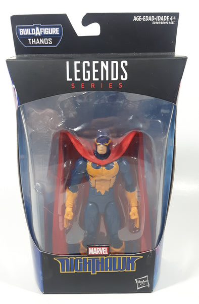 2018 Hasbro Marvel Comics Legends Series Build A Figure Nighthawk 6 1/2" Tall Toy Action Figure with Box Missing Thanos