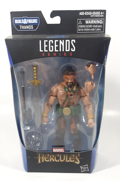 2018 Hasbro Marvel Comics Avengers Legends Series Build A Figure Hercules 6 1/2" Tall Toy Action Figure with Box Missing Thanos