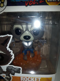 Funko Pop! Marvel Guardians Of The Galaxy Vol. 2 #201 Rocket 4" Tall Vinyl Bobble-Head Toy Figure New in Box