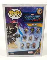 Funko Pop! Marvel Guardians Of The Galaxy Vol. 2 #201 Rocket 4" Tall Vinyl Bobble-Head Toy Figure New in Box