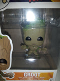 Funko Pop! Marvel Guardians Of The Galaxy Vol. 2 #202 Groot 4" Tall Vinyl Bobble-Head Toy Figure New in Box