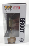 Funko Pop! Marvel Guardians Of The Galaxy Vol. 2 #202 Groot 4" Tall Vinyl Bobble-Head Toy Figure New in Box