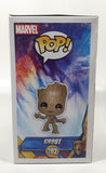 Funko Pop! Marvel Guardians Of The Galaxy Vol. 2 #202 Groot 4" Tall Vinyl Bobble-Head Toy Figure New in Box