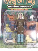 2009 Accoutrements Crazy Cat Lady 'How many cats do you have?" 5 1/2" Tall Toy Action Figure with Six Cats New in Package