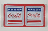 Coca Cola Stars and Stripes Two Section Plastic Melamine Serving Tray Dish