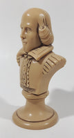 Shakespeare 5 1/4" Tall Resin Bust Ivory Look Resin Sculpture