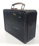 Vintage Black Heavy Metal Lunch Box Container