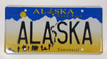 Alaska Gold Rush Centennial Novelty Souvenir Metal Vehicle License Plate Tag ALASKA