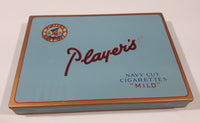 Vintage 1950s Player's 50 Navy Cut Cigarettes "MILD" Tin Case w/ partial Excise Tax Stamp