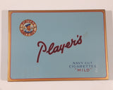 Vintage 1950s Player's 50 Navy Cut Cigarettes "MILD" Tin Case w/ partial Excise Tax Stamp