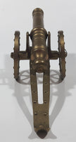 Vintage Civil War Style Field Cannon 9" Long Brass Model