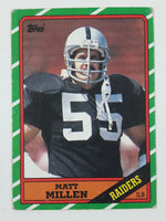 1986 Topps NFL Football Cards (Individual)