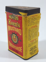 Vintage Keen's Mustard Tin Spice Container 113g 4 oz Colman Foods of Norwich England