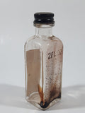 Vintage Blue Ribbon Artificial Strawberry Flavor Glass Bottle 2 Fl oz.