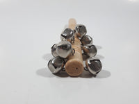 Wood Stick with Bells 7 1/2" Long Musical Instrument Noisemaker Toy